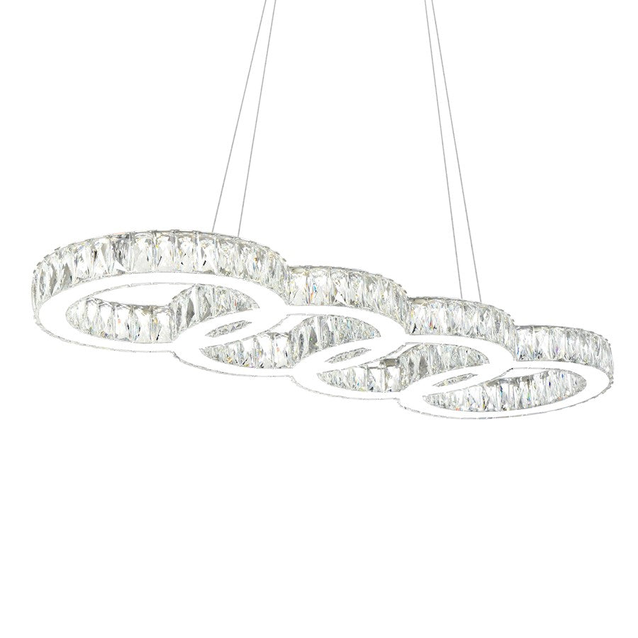 Odessa Chandelier, Chrome