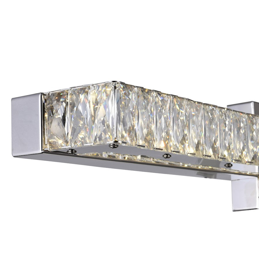 24" Bathroom Vanity Light, Chrome