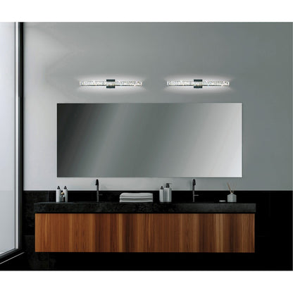 24" Bathroom Vanity Light, Chrome