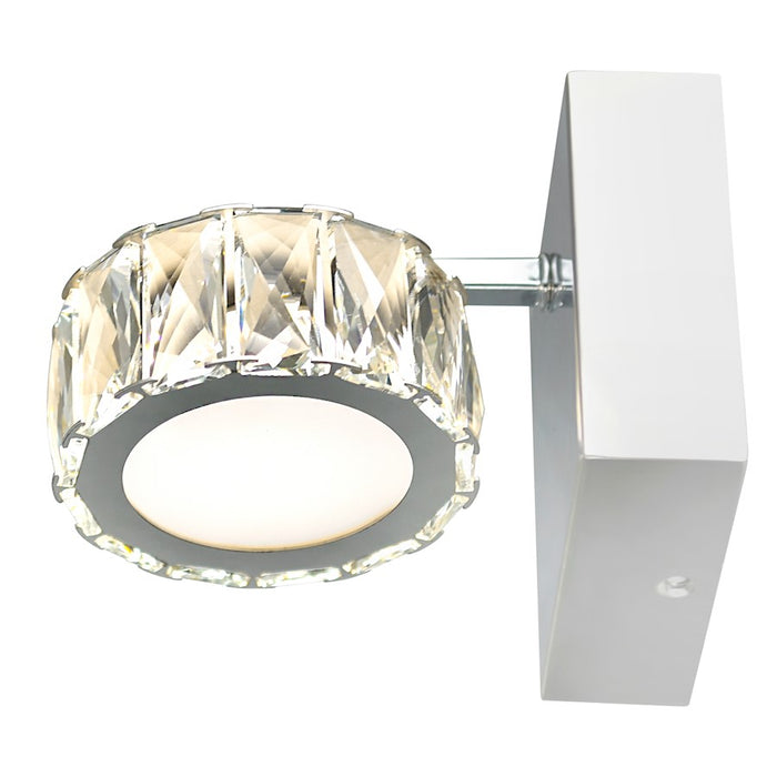 CWI Lighting Milan Bathroom Sconce, Chrome
