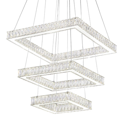 Florence Chandelier, Stainless Steel