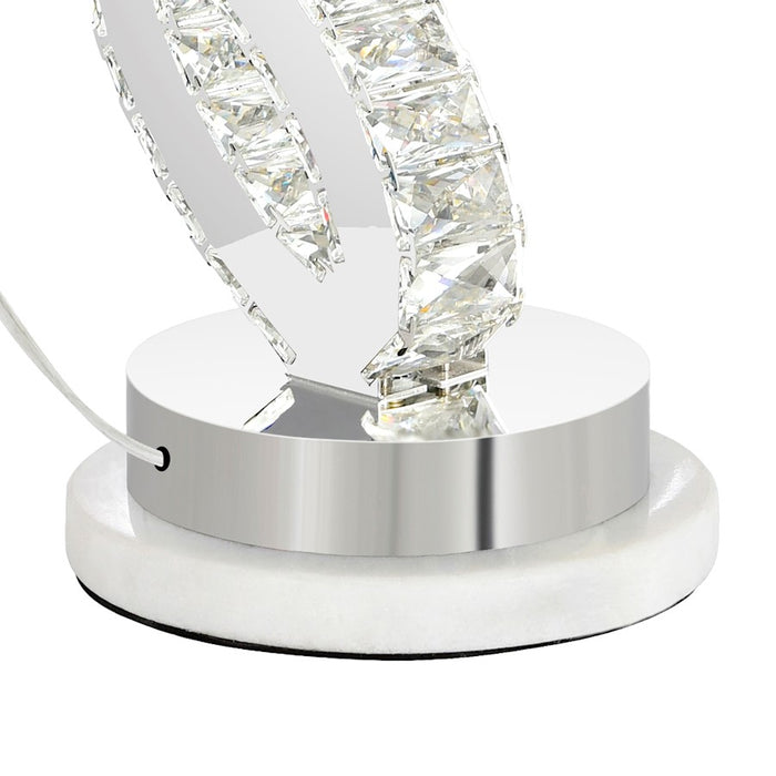 CWI Lighting Balanced Table Lamp, Chrome