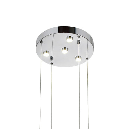 Arendelle Chandelier, Stainless Steel