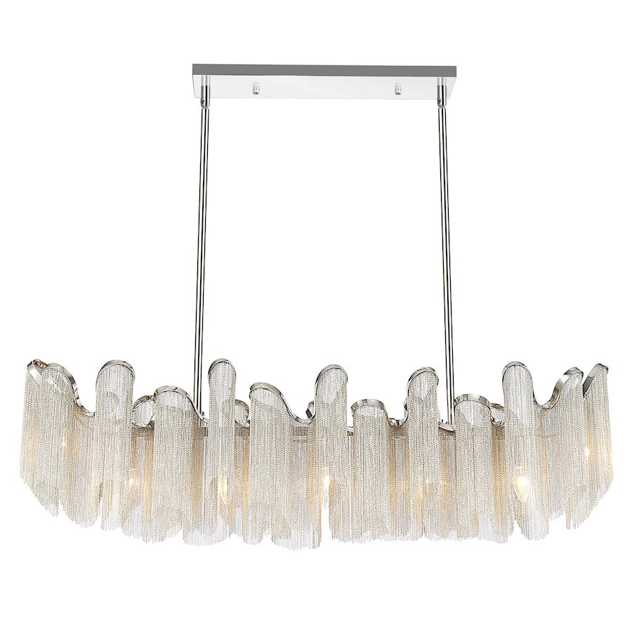 CWI Lighting Daisy 13 Light Down Chandelier, Chrome - 5650P47C