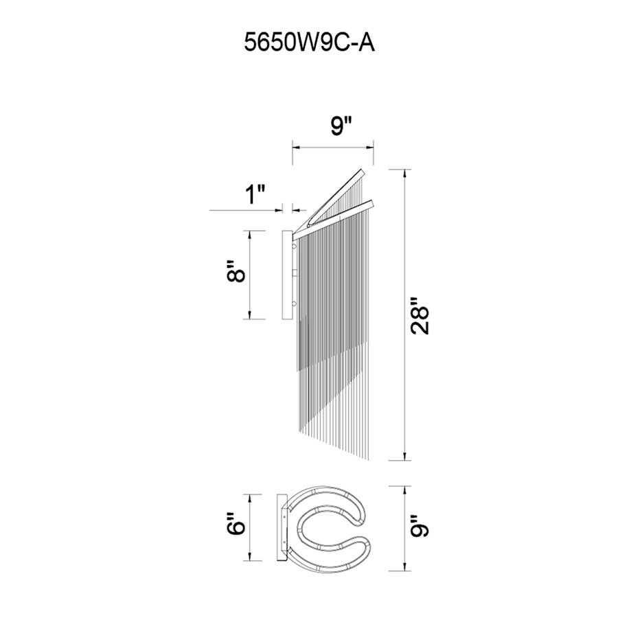 2 Light Wall Sconce