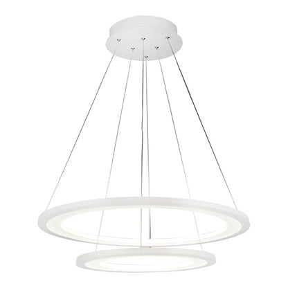 CWI Lighting Alloha 20" Chandelier, White - 5665P20-2-103