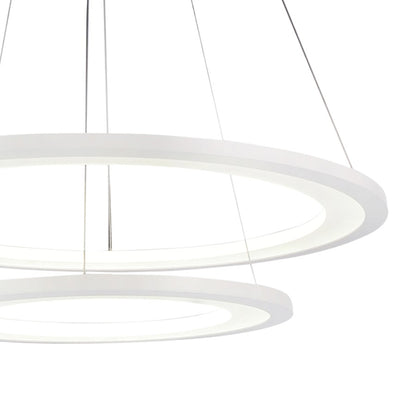 Alloha 20" Chandelier, White