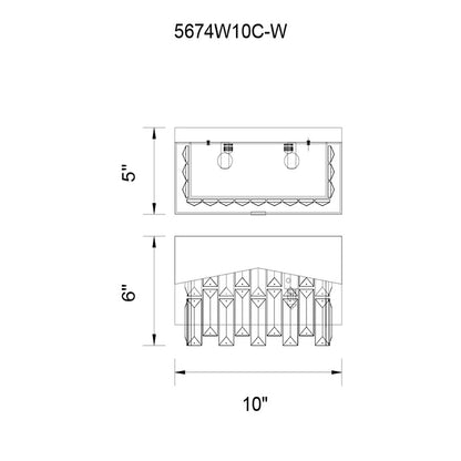 2 Light Wall Sconce