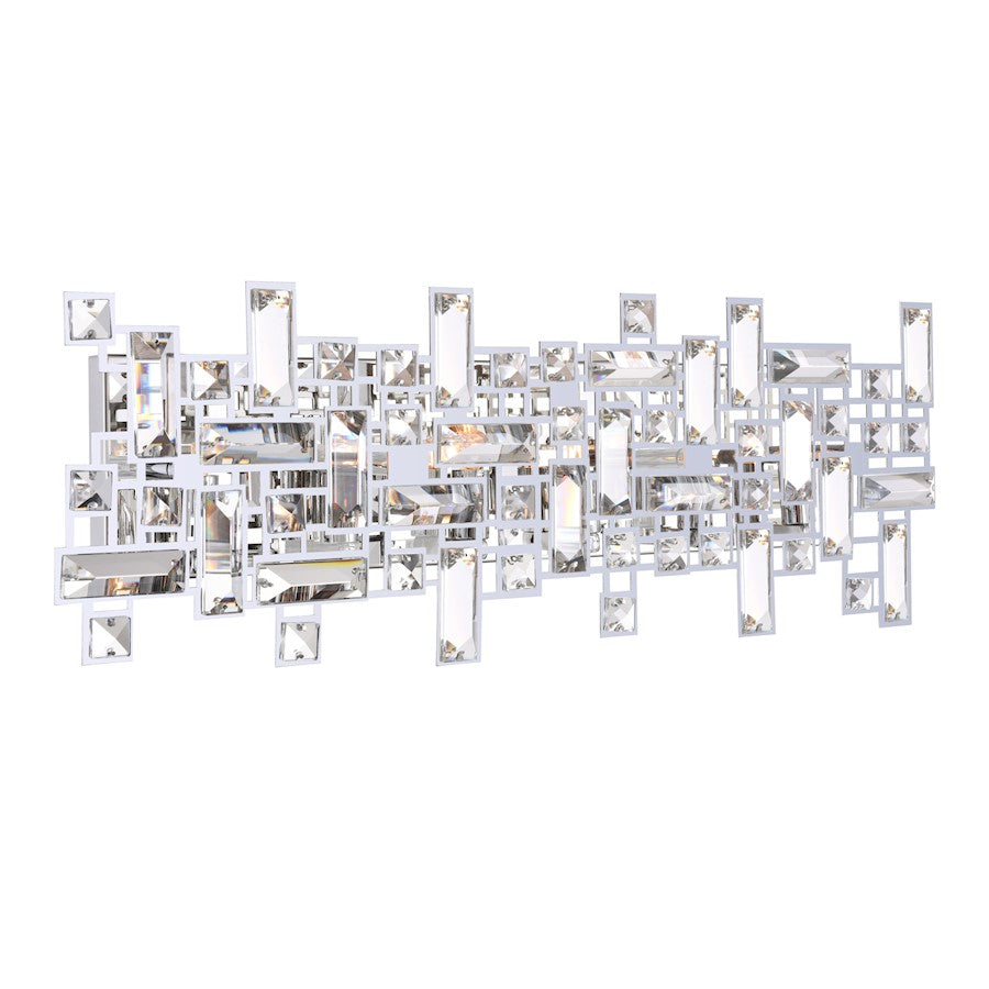 6 Light Bathroom Vanity Light, Chrome