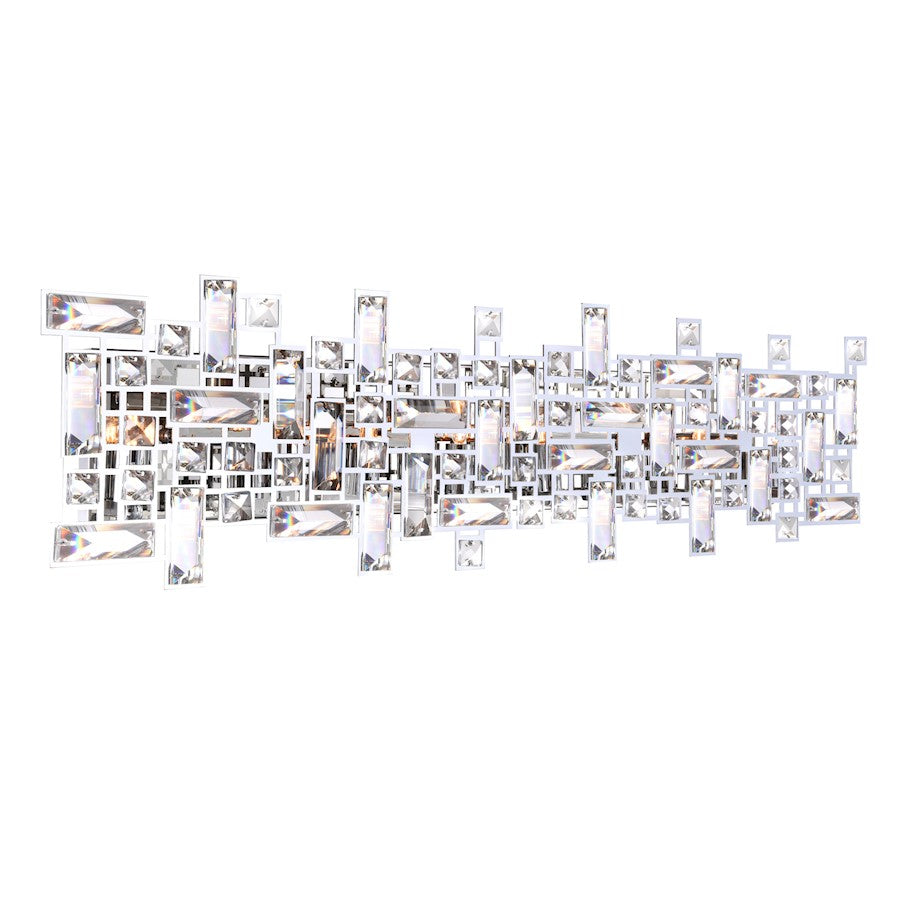 CWI Lighting Arley 8 Light Vanity Light, Chrome - 5689W30-8-601