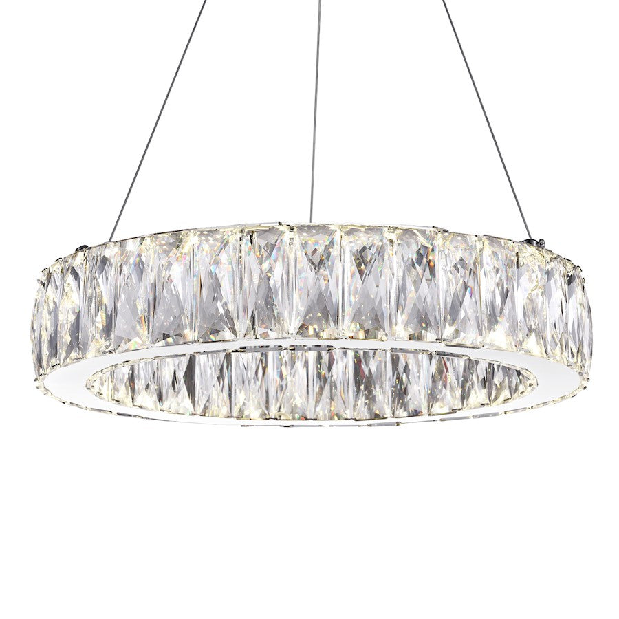 Juno 16" Chandelier, Chrome