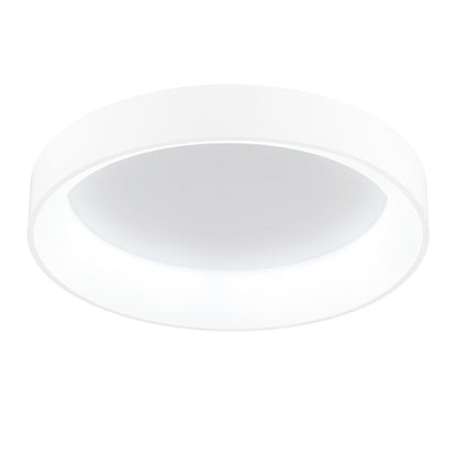 CWI Lighting Arenal 24" Drum Shade Flush Mount, White