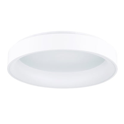 CWI Lighting Arenal 24" Drum Shade Flush Mount, White