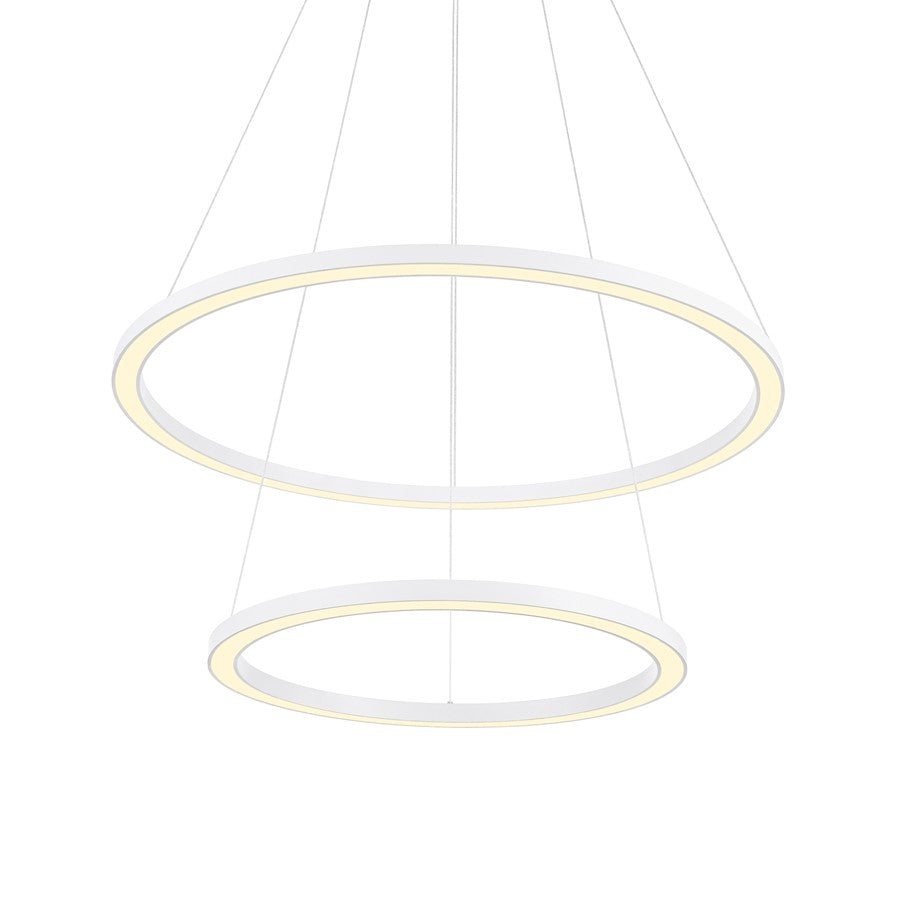 Chalice 24" Chandelier, White