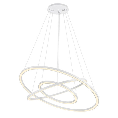 Chalice 31" Chandelier, White