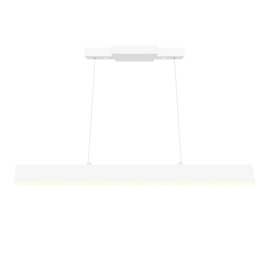 Krista 36" Chandelier, Satin White