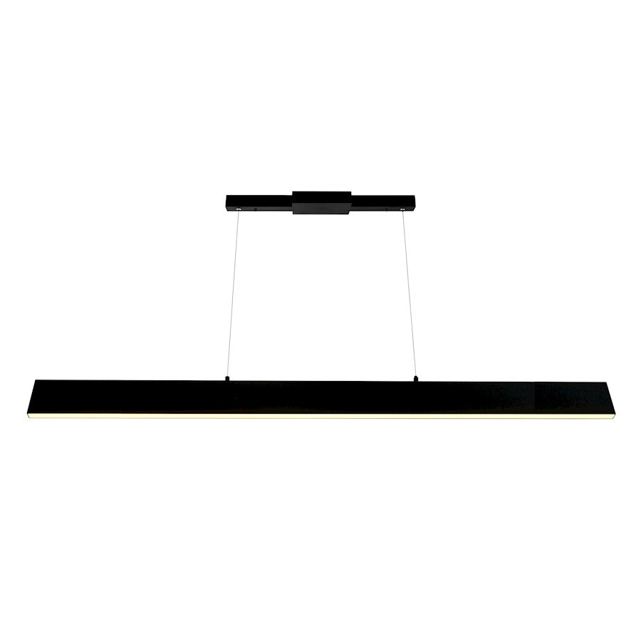 Krista 47" Chandelier, Satin Black