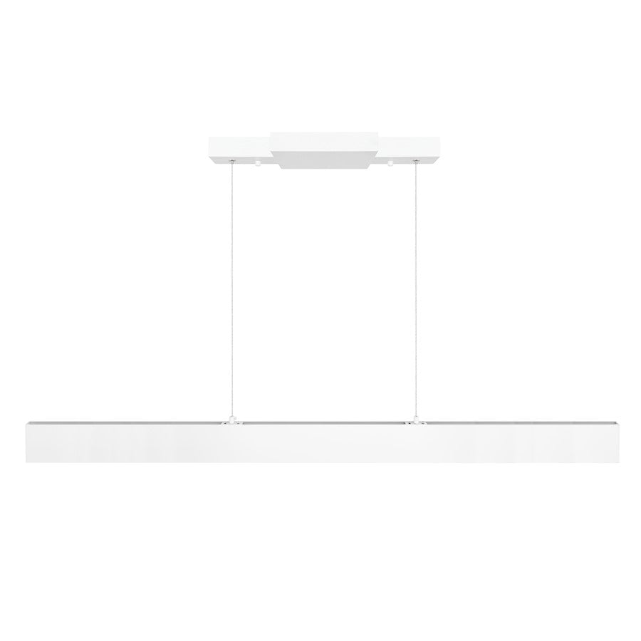 Krista 47" Chandelier, Satin White