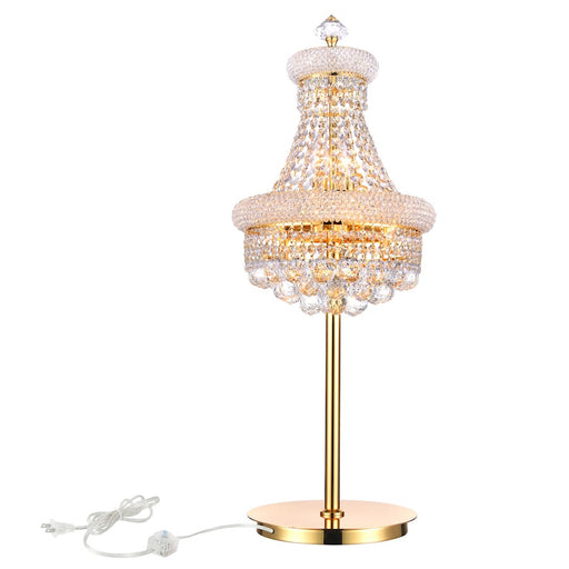 CWI Lighting Empire 6 Light Table Lamp, Gold - 8001T14G
