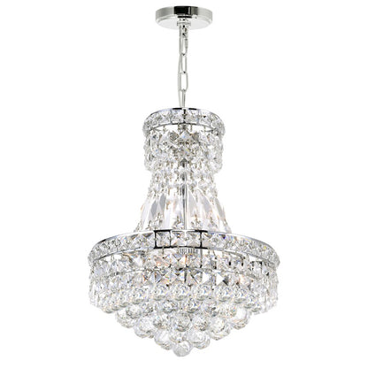 4 Light Mini Chandelier, Chrome