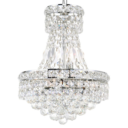 4 Light Mini Chandelier, Chrome