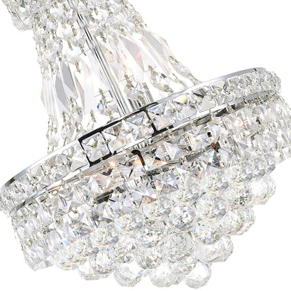 4 Light Mini Chandelier, Chrome