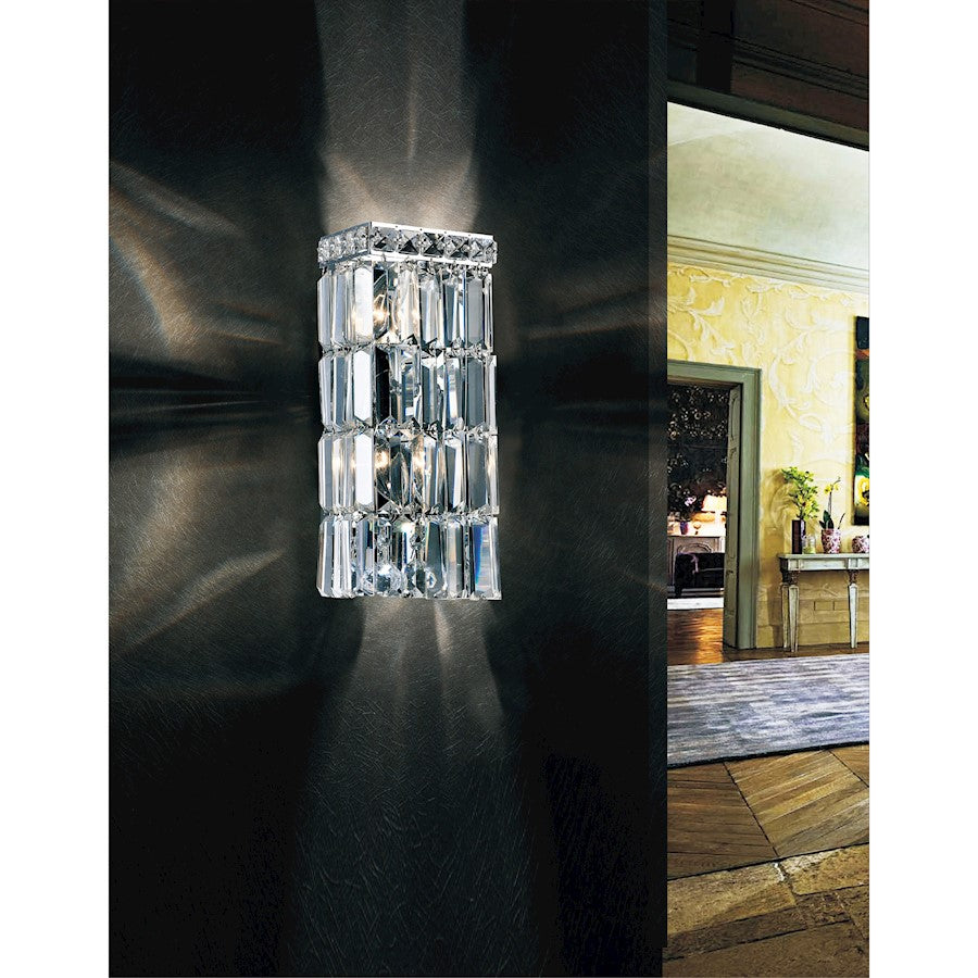 2 Light 5" Bathroom Vanity Light, Chrome