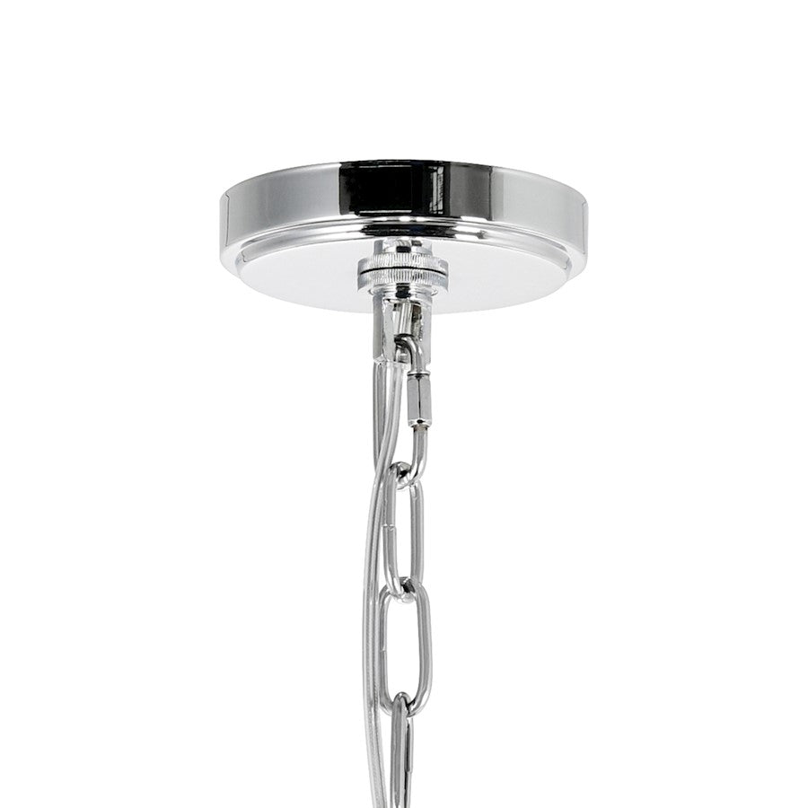 3 Light Mini Chandelier, Chrome