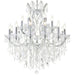 CWI Lighting Maria Theresa 32" 19-Lt Up Chandelier, Chrome - 8311P32C-19-Clear
