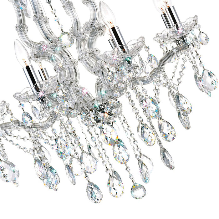 CWI Lighting Colossal 8 Light Up Chandelier, Chrome