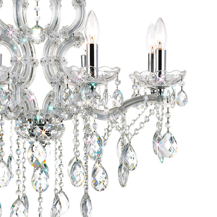 CWI Lighting Colossal 8 Light Up Chandelier, Chrome
