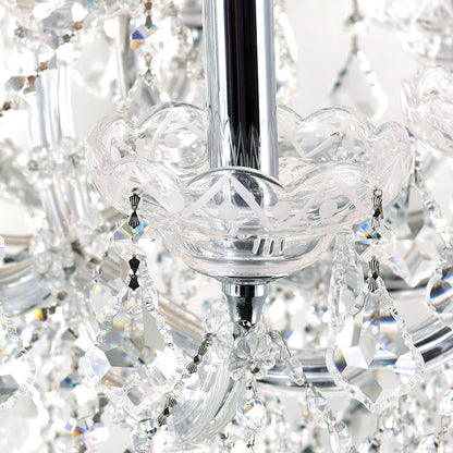 33 Light Up Chandelier, Chrome