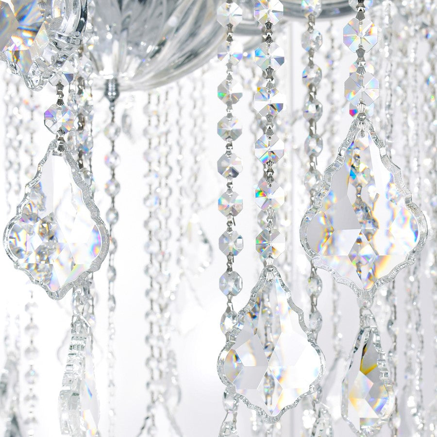 33 Light Up Chandelier, Chrome