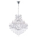 CWI Lighting Maria Theresa 41 Light Up Chandelier, Chrome - 8318P50C-41-Clear-B