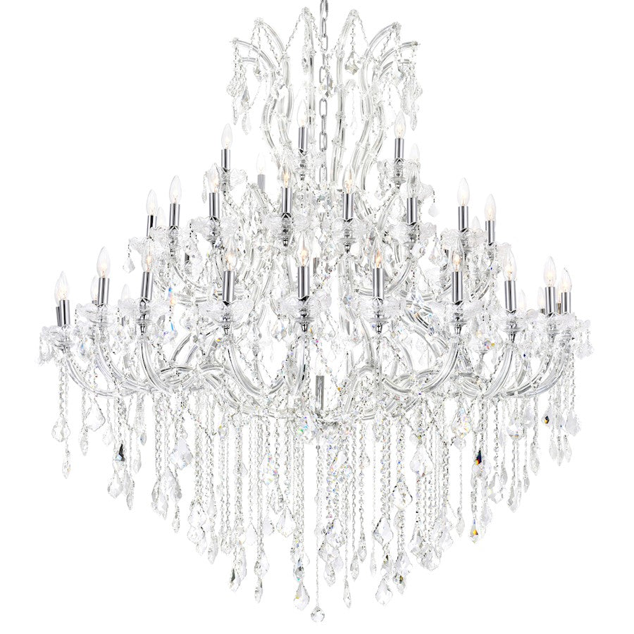 49 Light Up Chandelier, Chrome