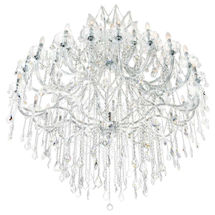 49 Light Up Chandelier, Chrome