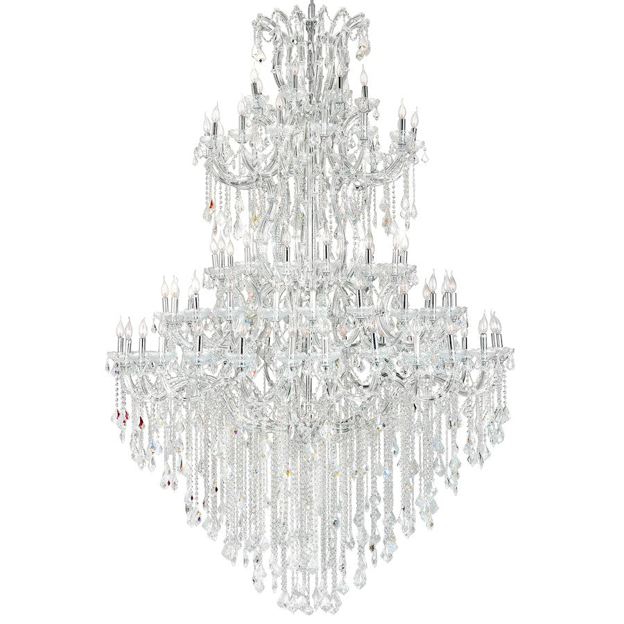 84 Light Up Chandelier, Chrome