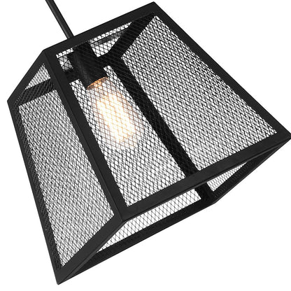 1 Light Down Mini Pendant, Black