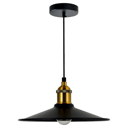 1 Light 10" Mini Pendant, Black