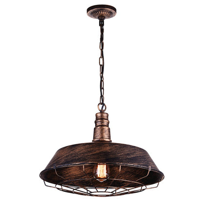 CWI Lighting Morgan 1 Light Down Pendant, Antique Copper - 9611P18-1-128