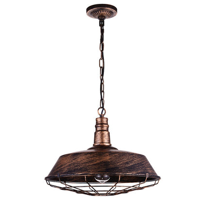 1 Light Down Pendant, Antique Copper