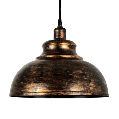 1 Light Down Pendant, Antique Copper