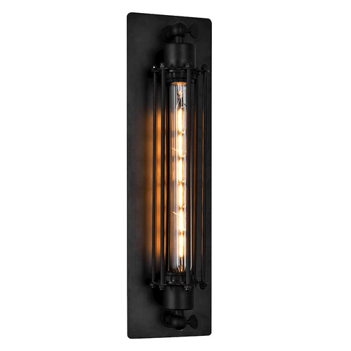CWI Lighting Kiera 1 Light Wall Light, Black - 9613W4-1-101
