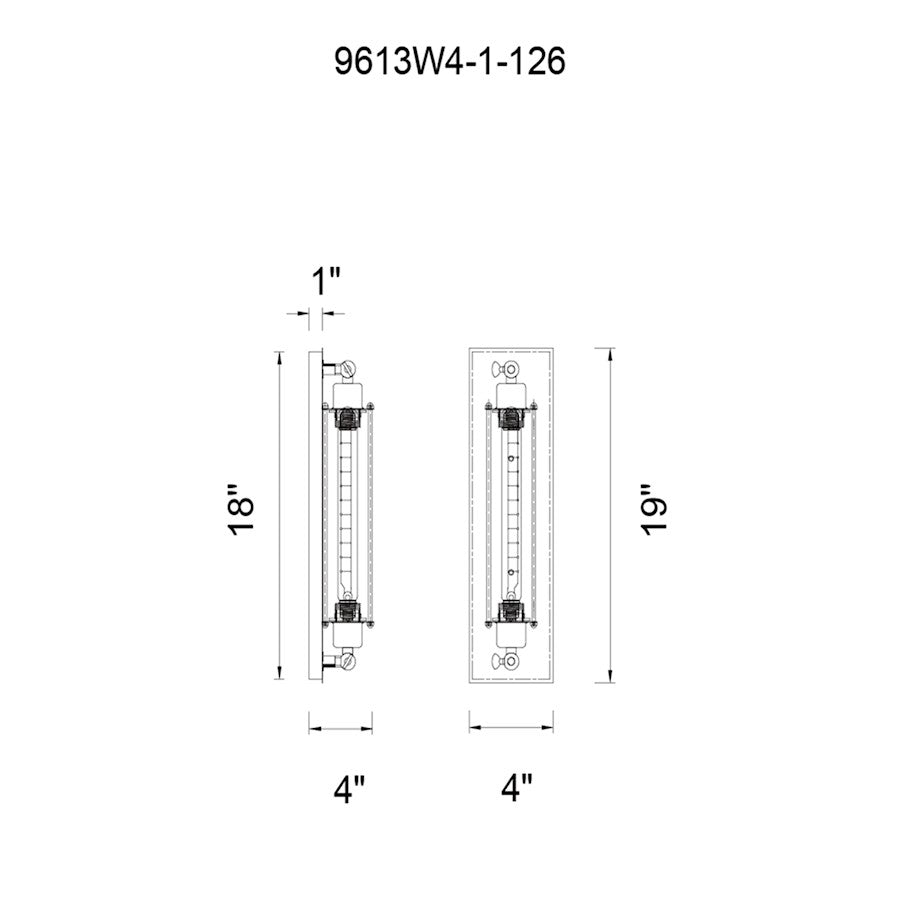 1 Light Wall Sconce