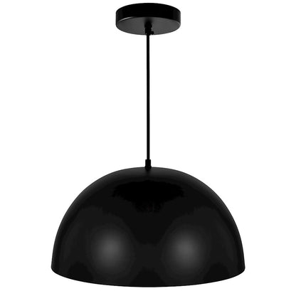 1 Light Down Pendant, Black