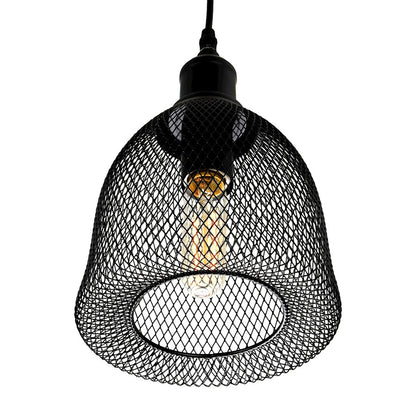 1 Light Down Mini Pendant, Black