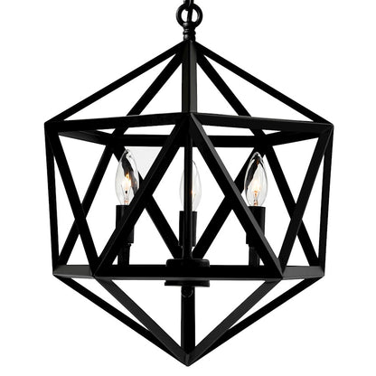 3 Light Up Pendant, Black