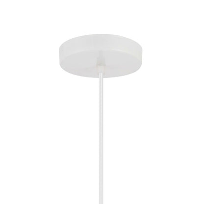 1 Light Down Pendant, Matte White