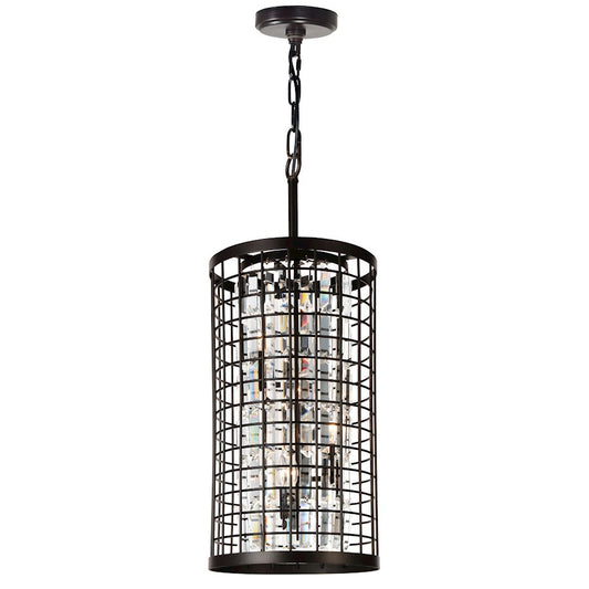 CWI Lighting Meghna 4 Light 11" Up Chandelier, Brown - 9697P11-4-192