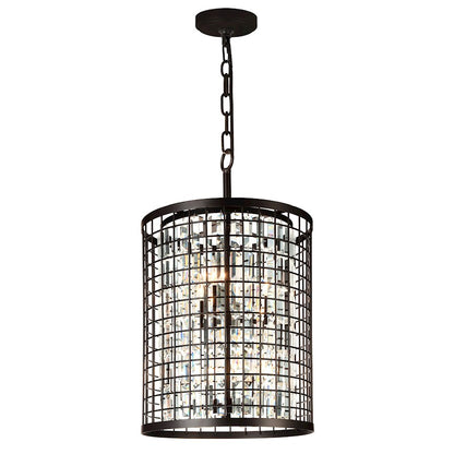 CWI Lighting Meghna 6 Light Up Chandelier, Brown - 9697P17-6-192